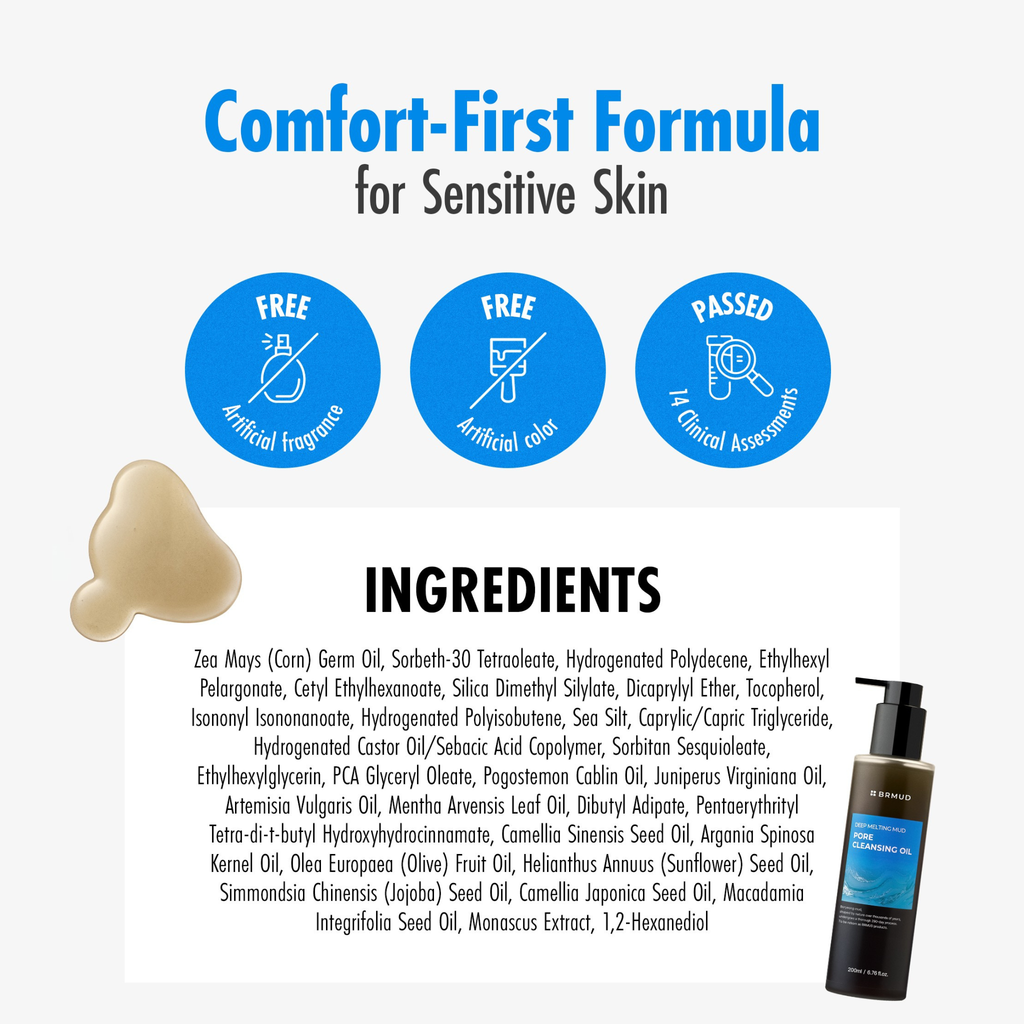 BRMUD DEEP MELTING MUD PORE CLEANSING OIL 200ML