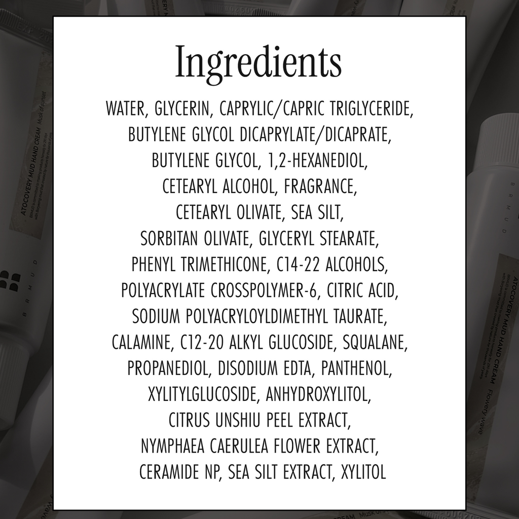 BRMUD ATOCOVERY MUD HAND CREAM (FLOWERY WAVE) 50ML