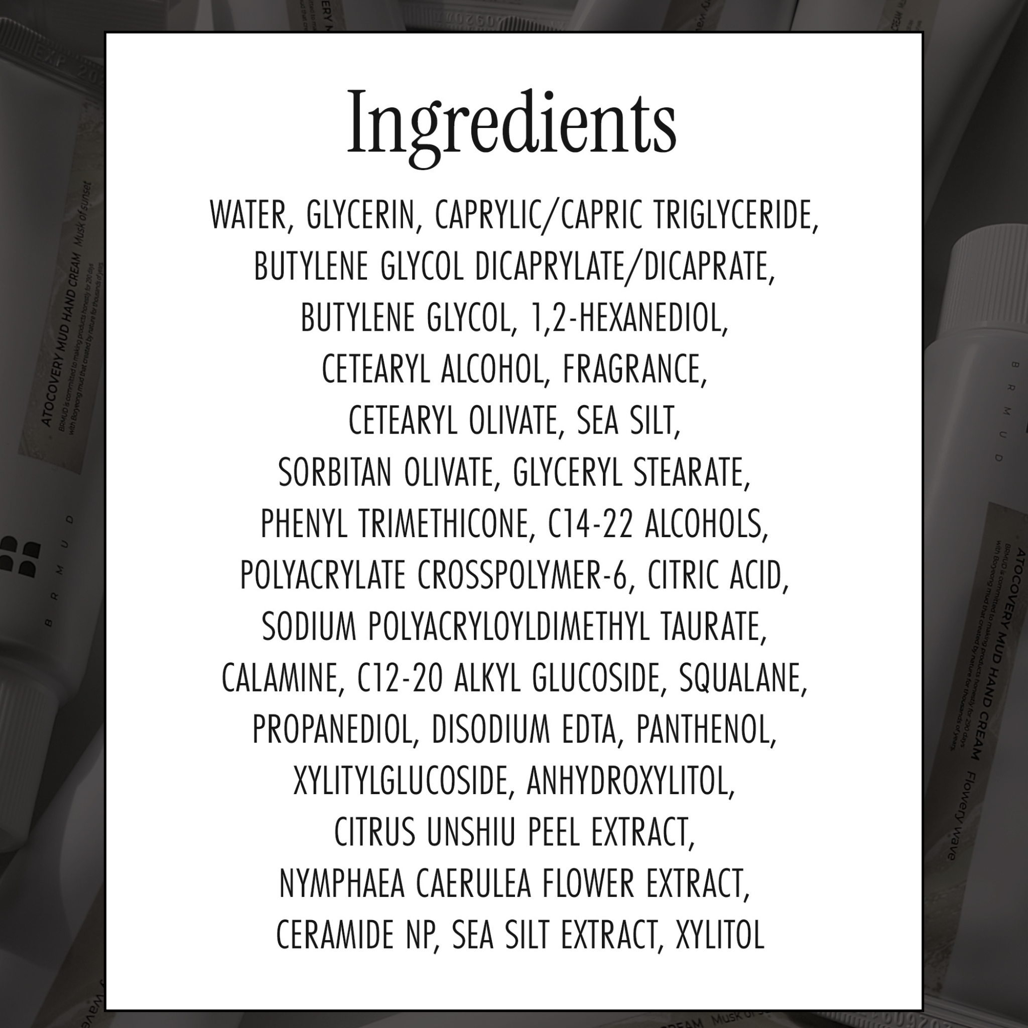 BRMUD ATOCOVERY MUD HAND CREAM (FLOWERY WAVE) 50ML