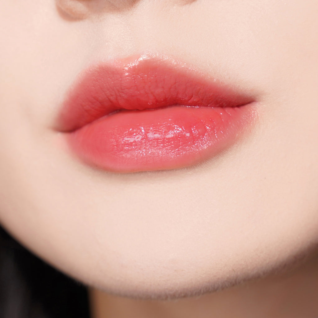 A'PIEU Candy Color Balm 03 Apple lip colour with three coats