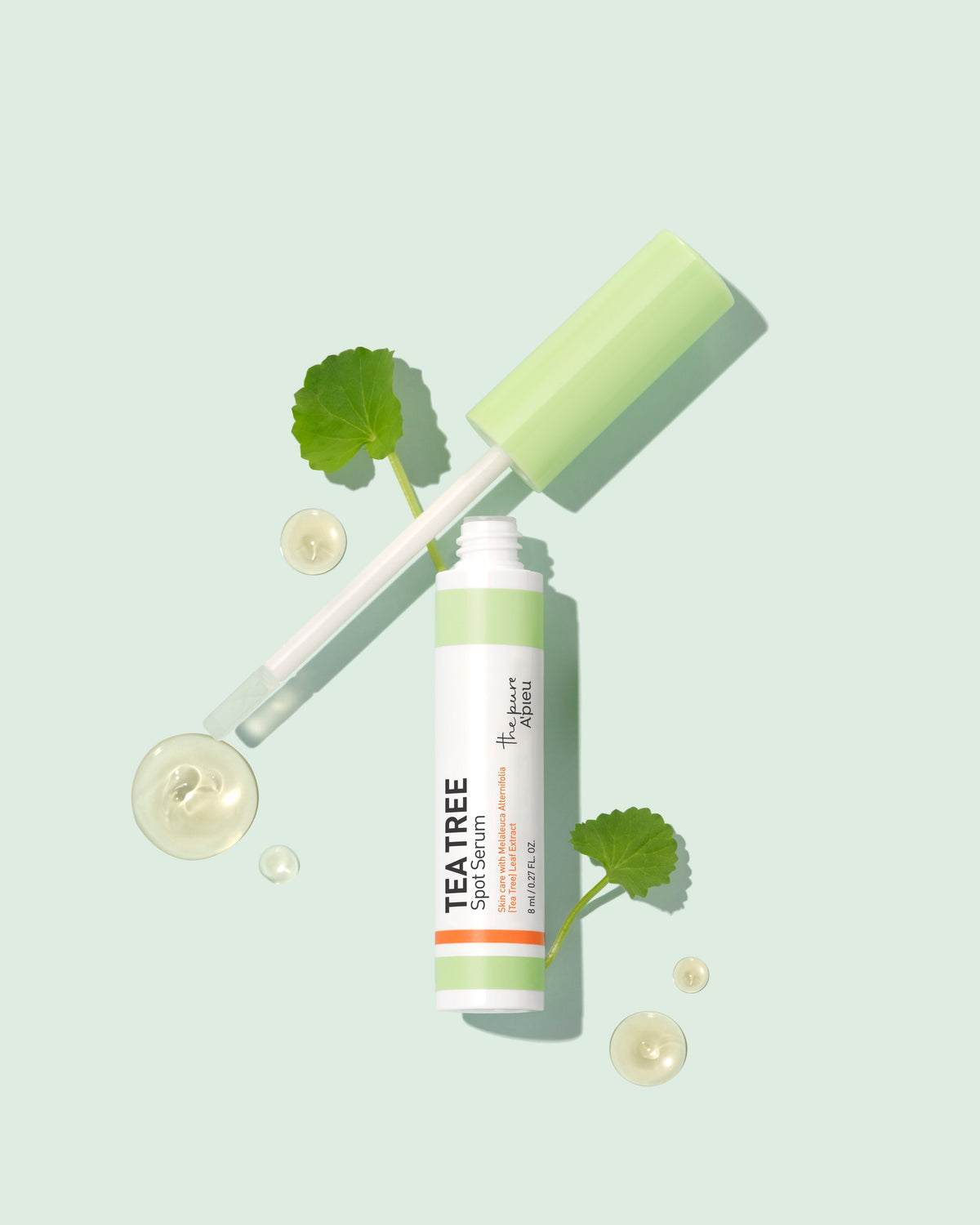 A'PIEU The Pure Tea Tree Spot Serum applicator with serum droplets