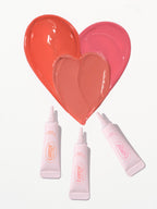 A'PIEU Candy Water Cheek trio with heart-shaped colour textures