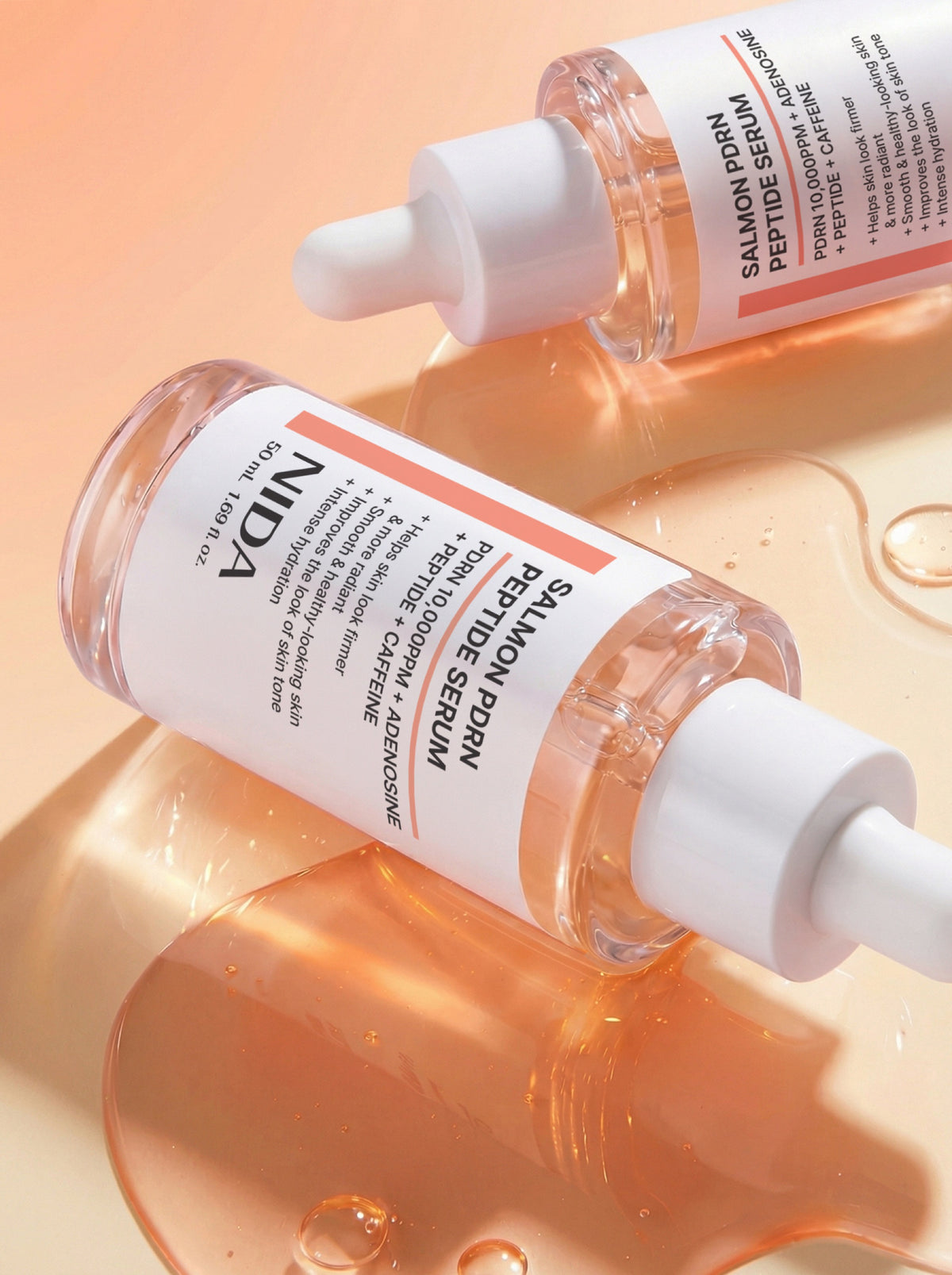 NIDA Salmon PDRN Peptide Serum 50ml — product photography