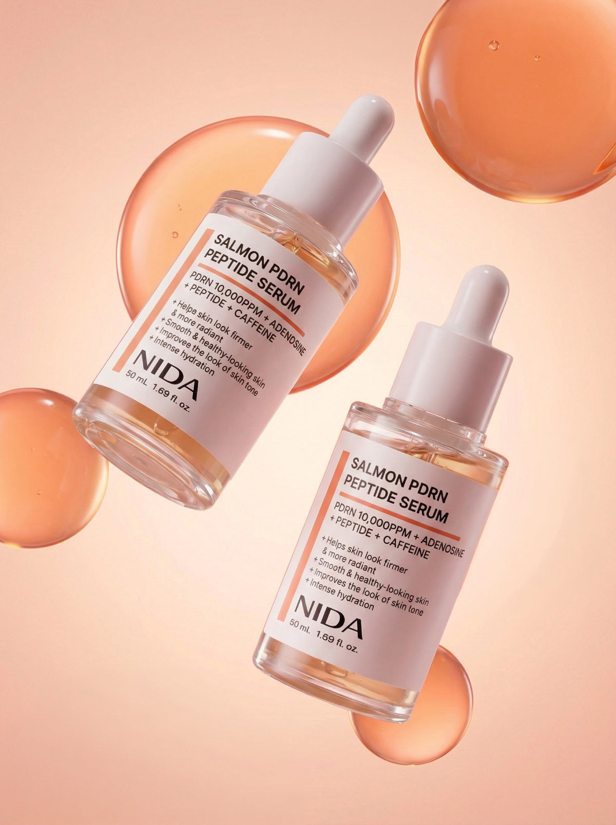 NIDA Salmon PDRN Peptide Serum 50ml — product photography