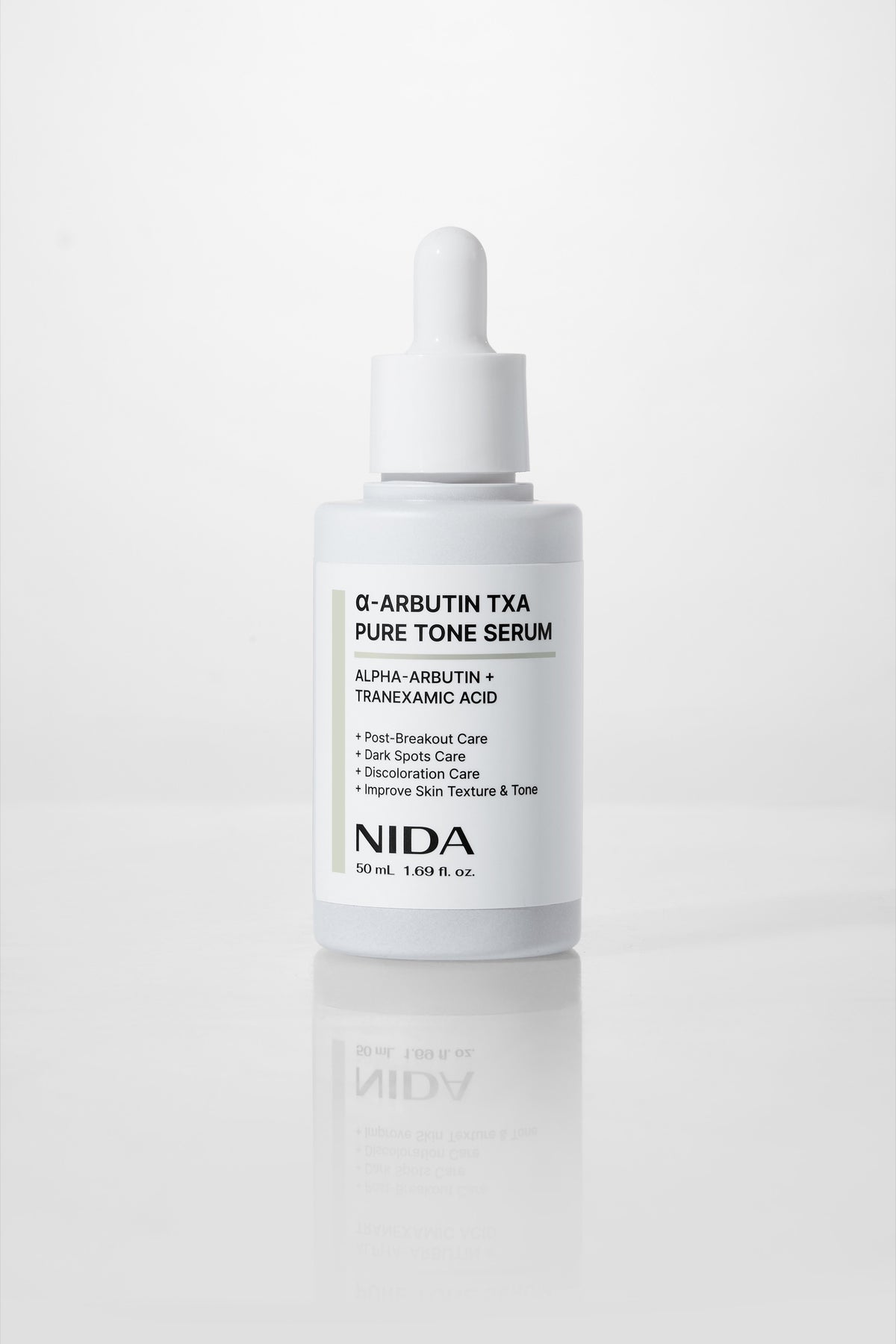 NIDA Alpha-Arbutin TXA Pure Tone Serum 50ml — product photography